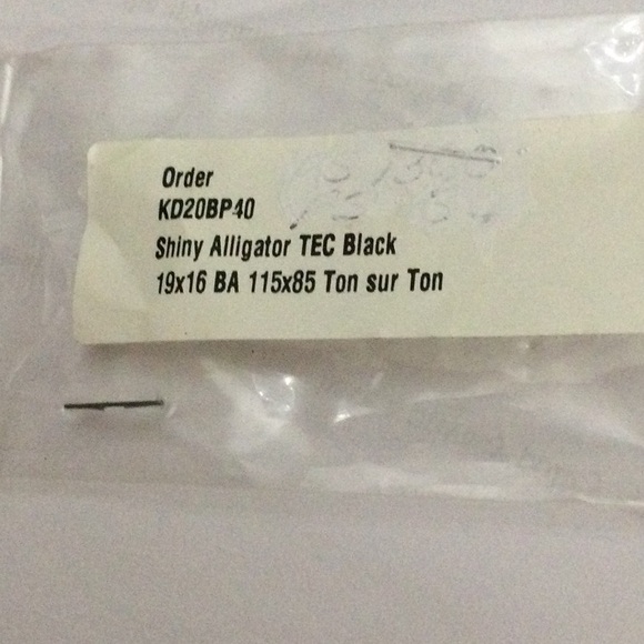 Cartier Shiny Black Alligator strap NEW Never Worn - Picture 2 of 11